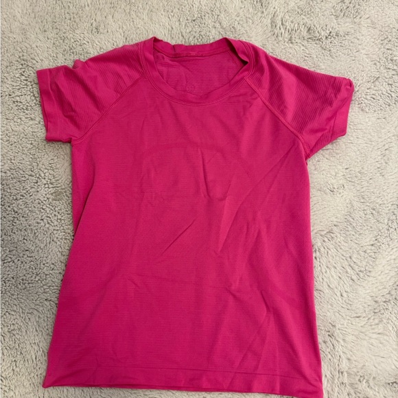 lululemon pink short sleeve swiftly tech - Picture 1 of 3